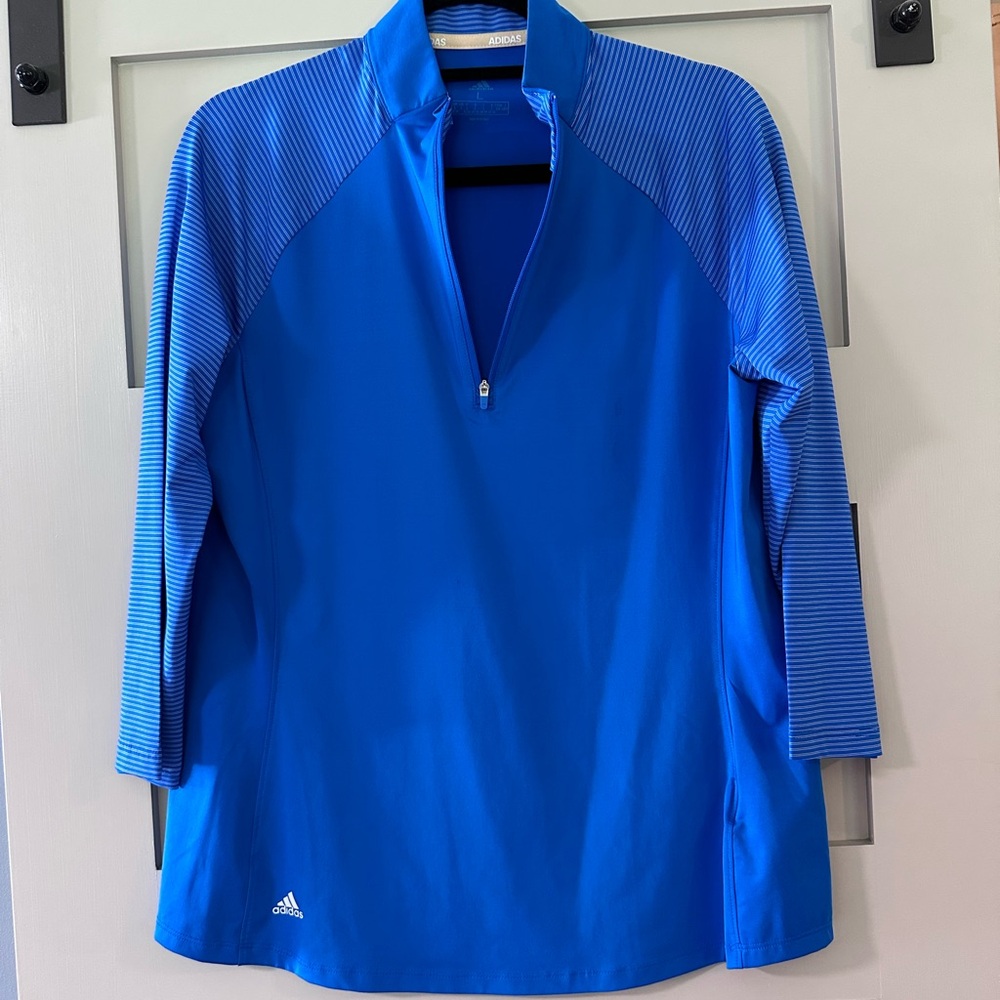 Adidas Blue Quarter Zip